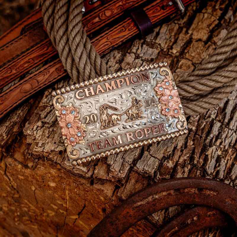 Cowgirl Box Buckle - Rodeo Buckles